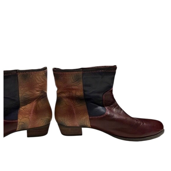 Spring Step L'Artiste Erminia Zippered Booties Sz 10 EU 41 - Picture 3 of 9